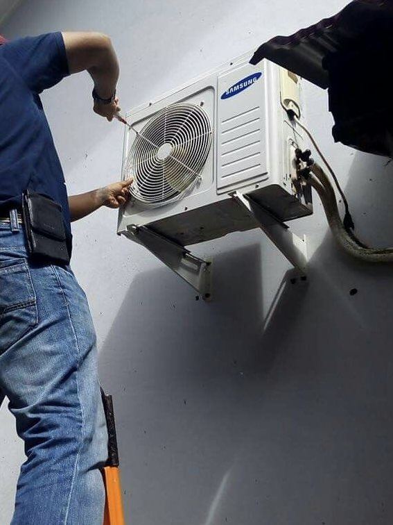 Chantier d'installation climatisation IDT — réalisation 3