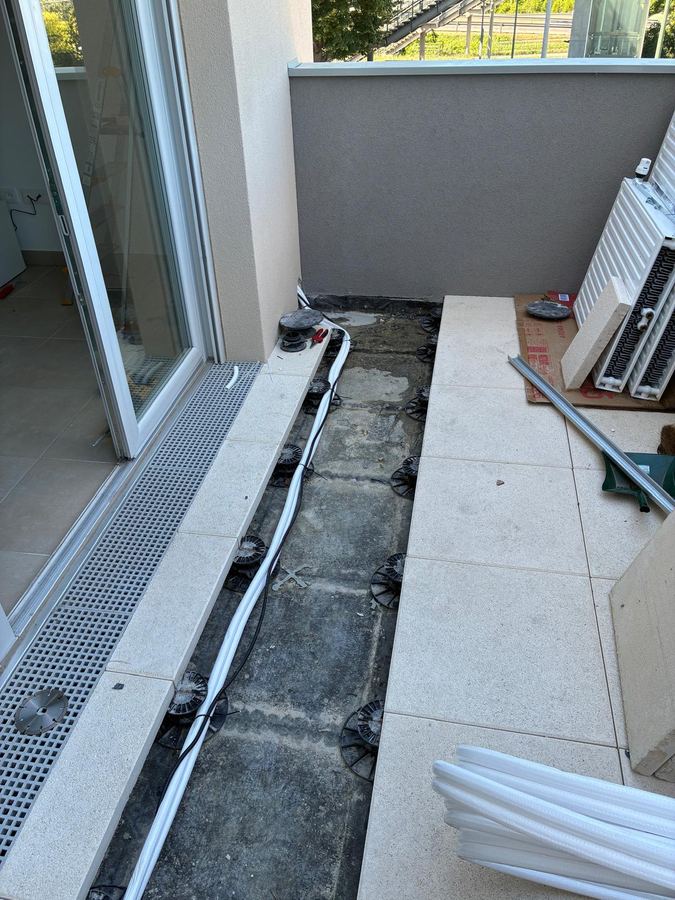 Chantier d'installation climatisation IDT — réalisation 5