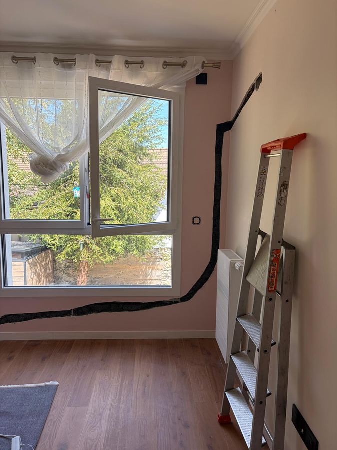 Chantier d'installation climatisation IDT — réalisation 7