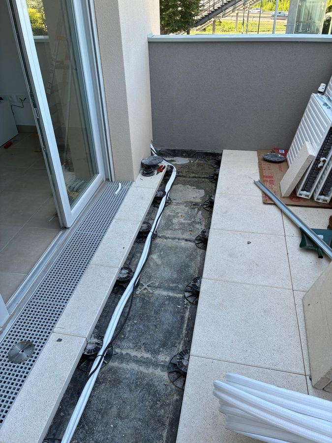 Chantier d'installation climatisation IDT — réalisation 8