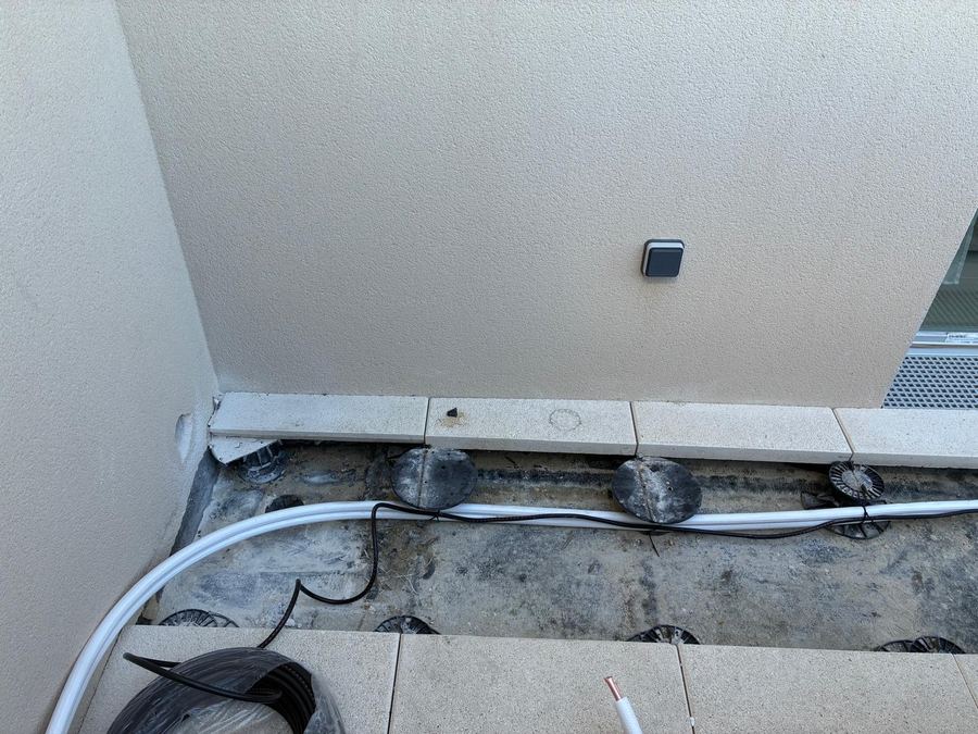 Chantier d'installation climatisation IDT — réalisation 9