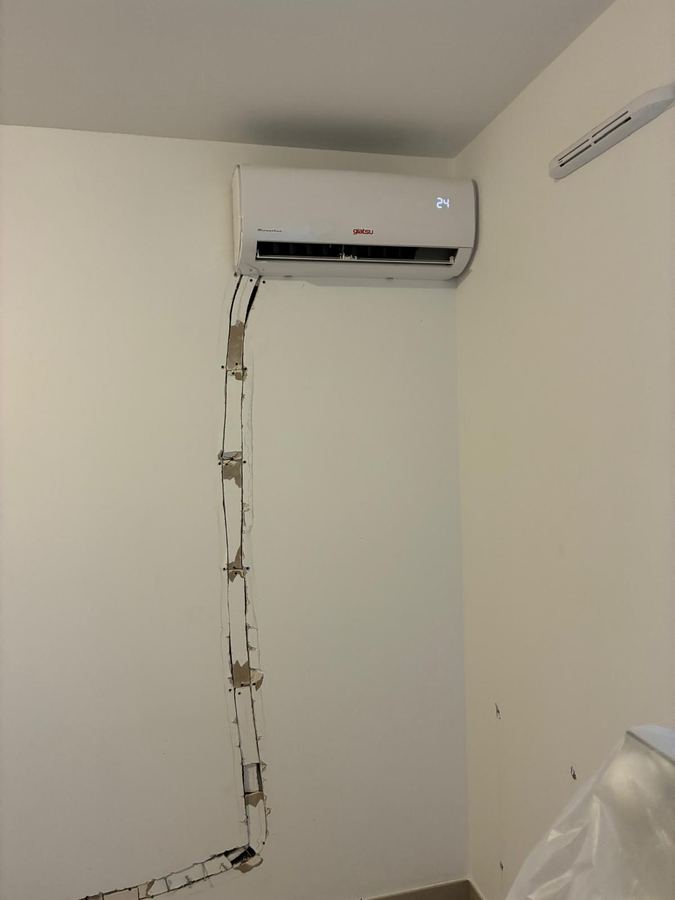 Chantier d'installation climatisation IDT — réalisation 10